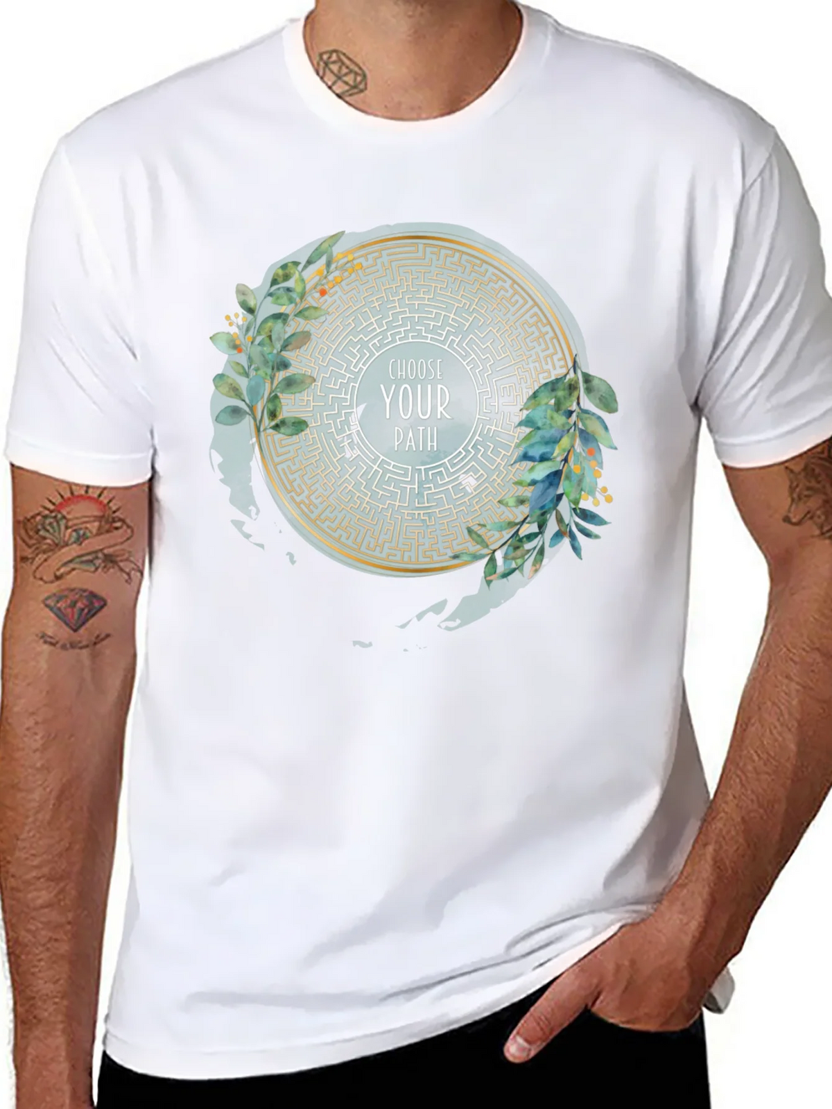 Choose Your Path Maze T-Shirt product image 7