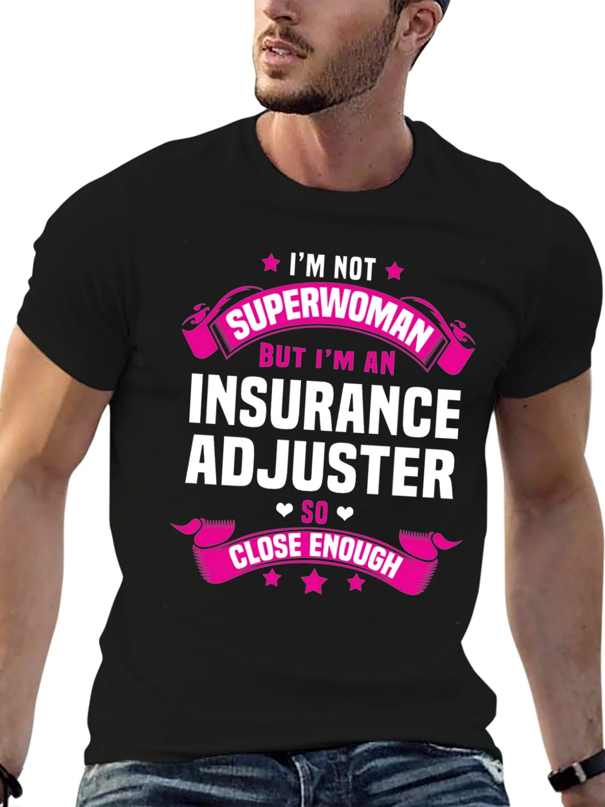 Insurance Adjuster Superwoman T-Shirt product image 6