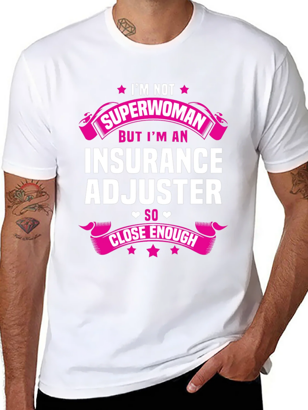 Insurance Adjuster Superwoman T-Shirt product image 7