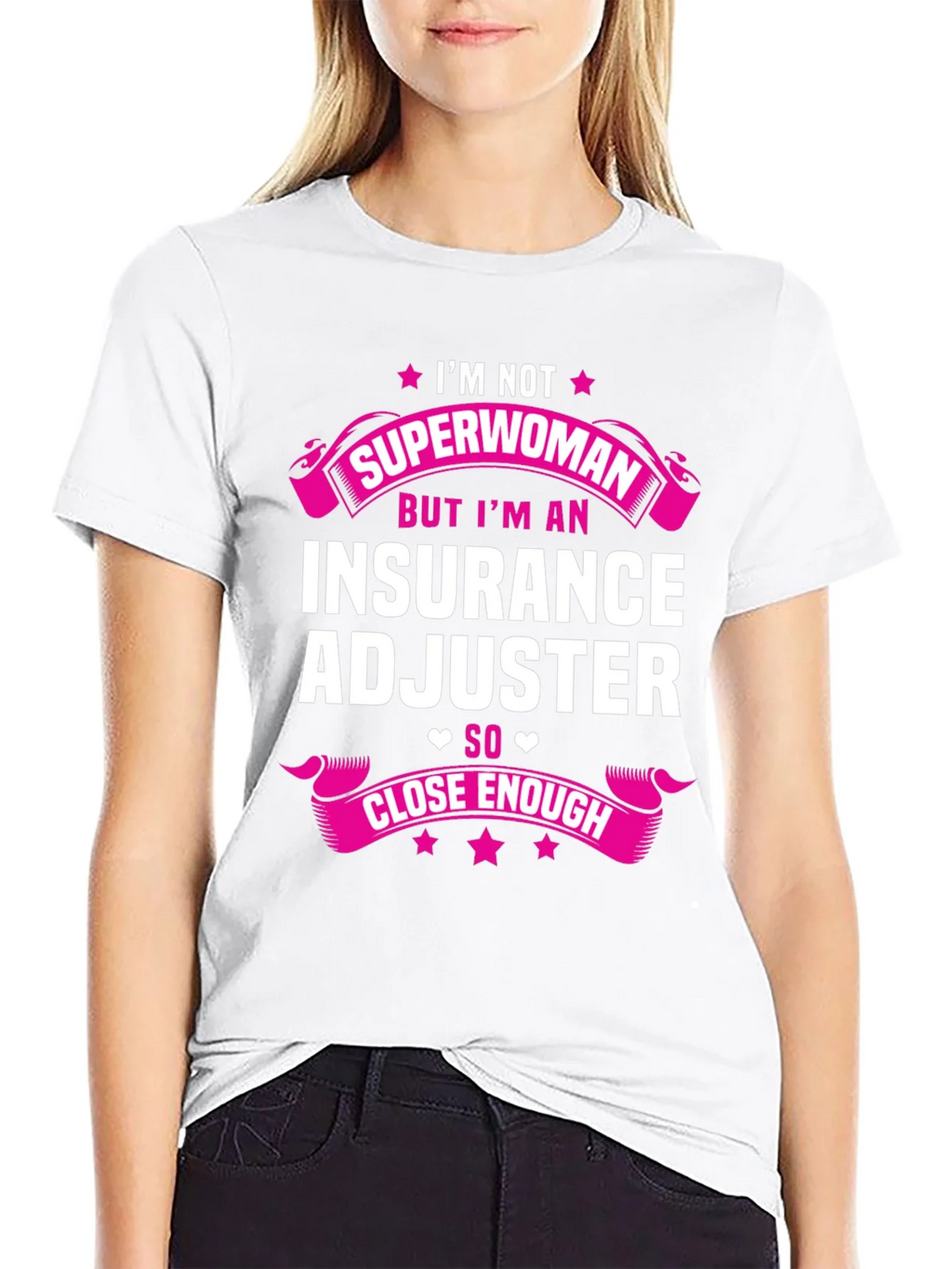 Insurance Adjuster Superwoman T-Shirt product image 8