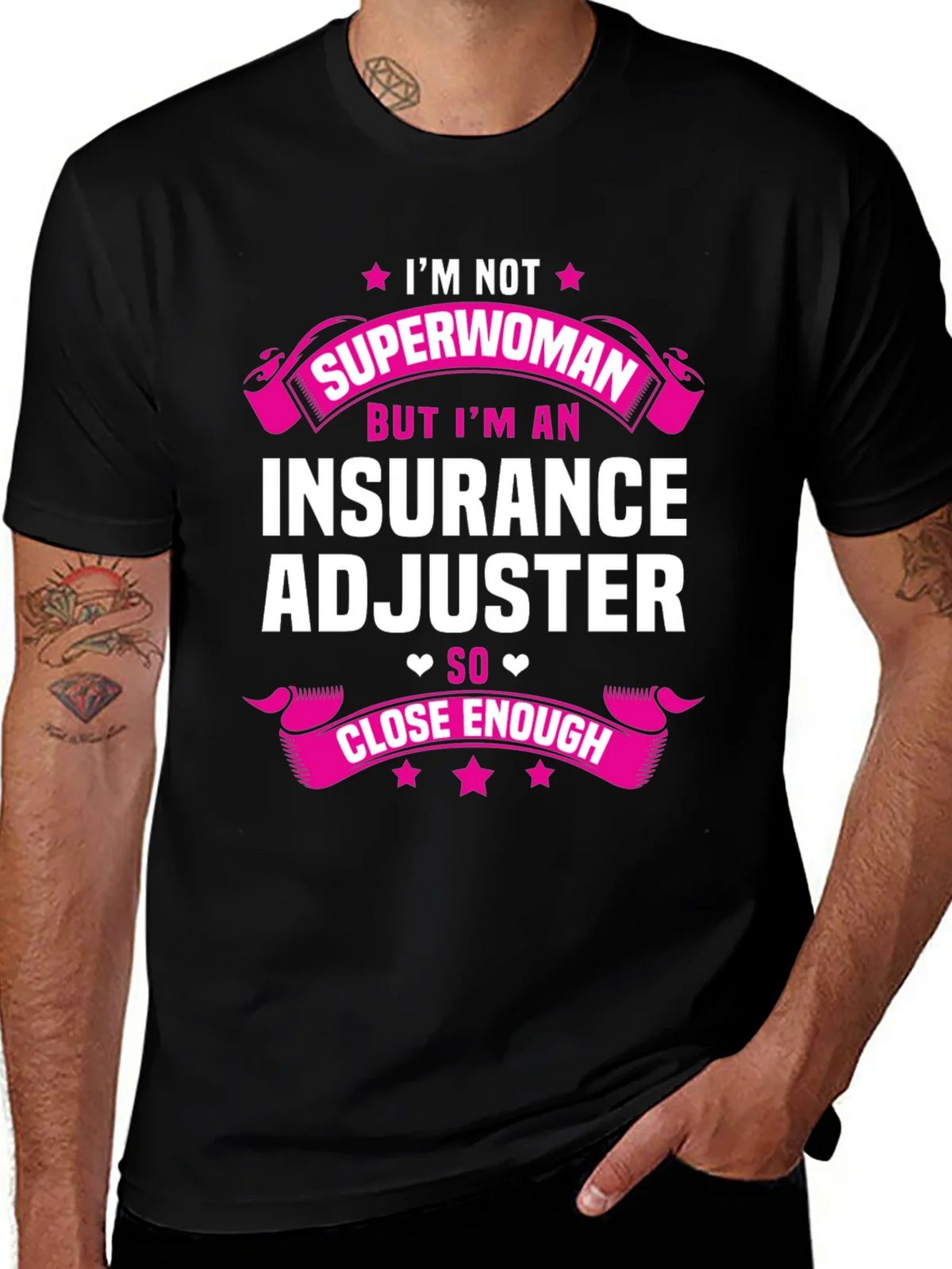 Insurance Adjuster Superwoman T-Shirt product image 1