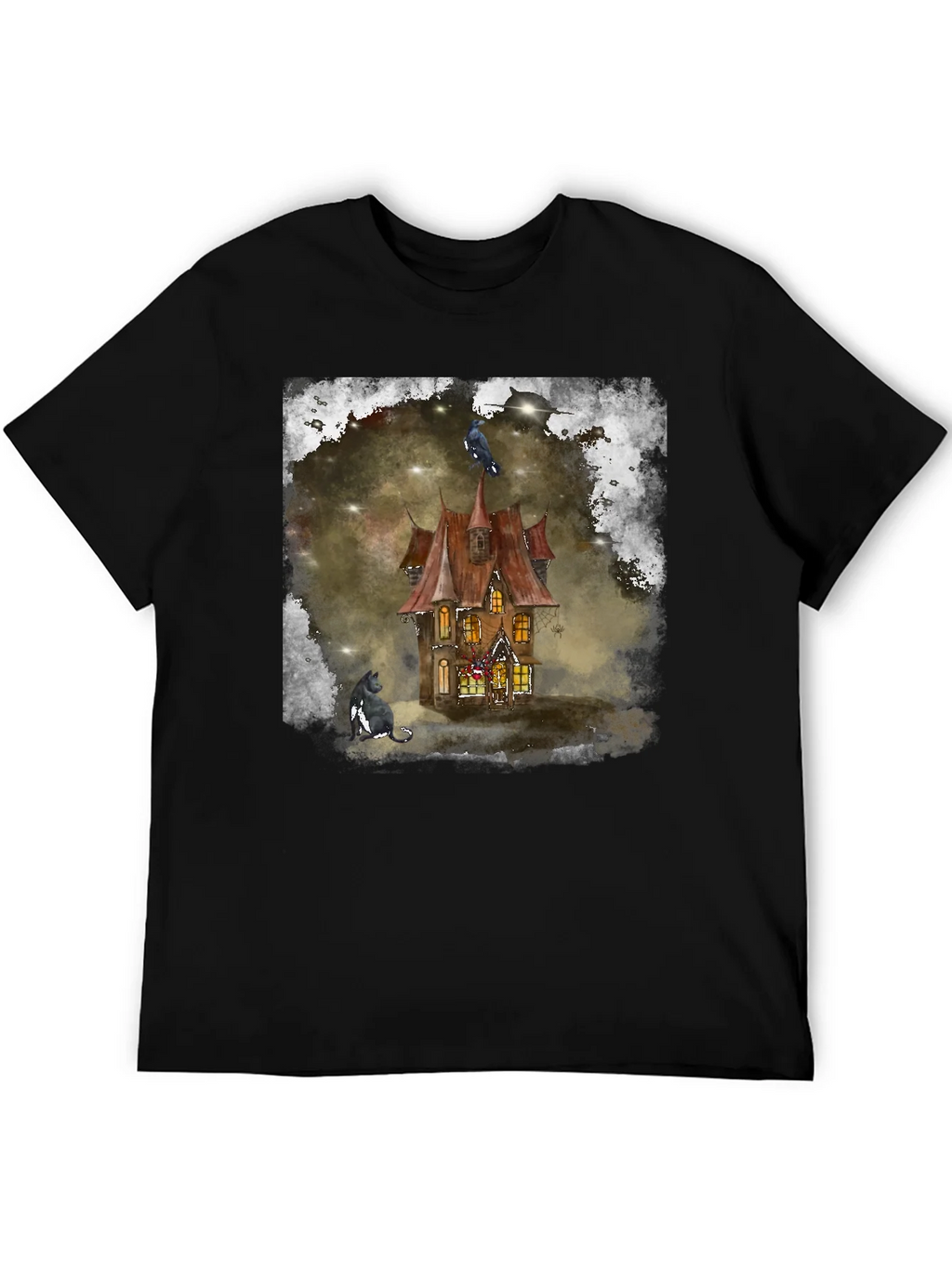 Haunted House Graphic Tee product image 5