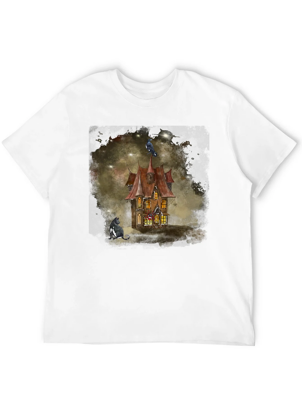 Haunted House Graphic Tee product image 11
