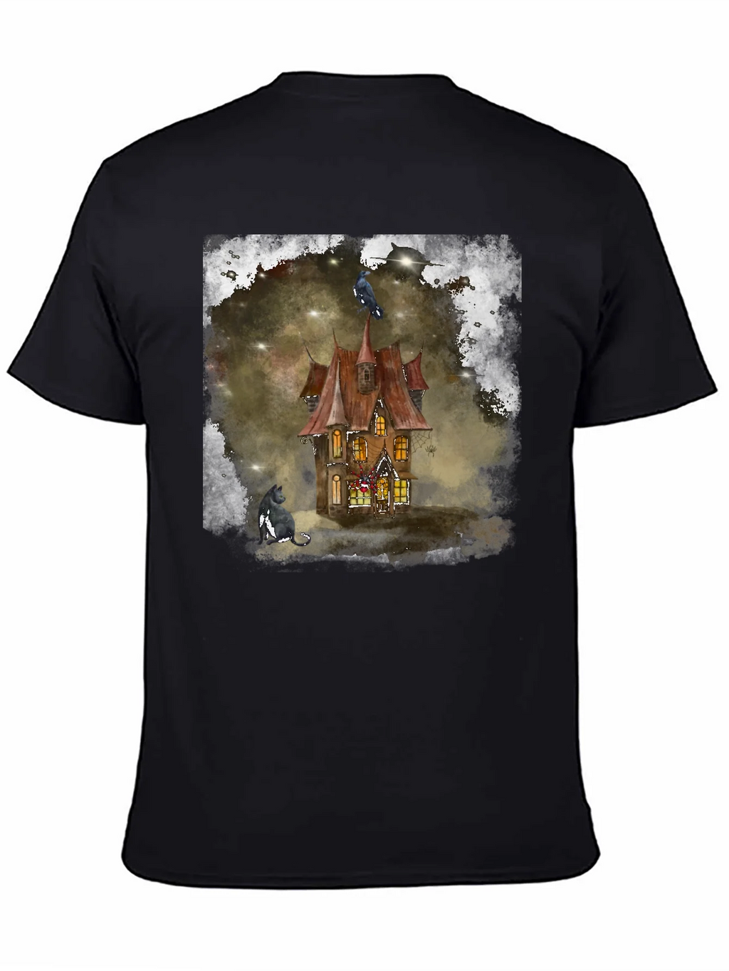 Haunted House Graphic Tee product image 4