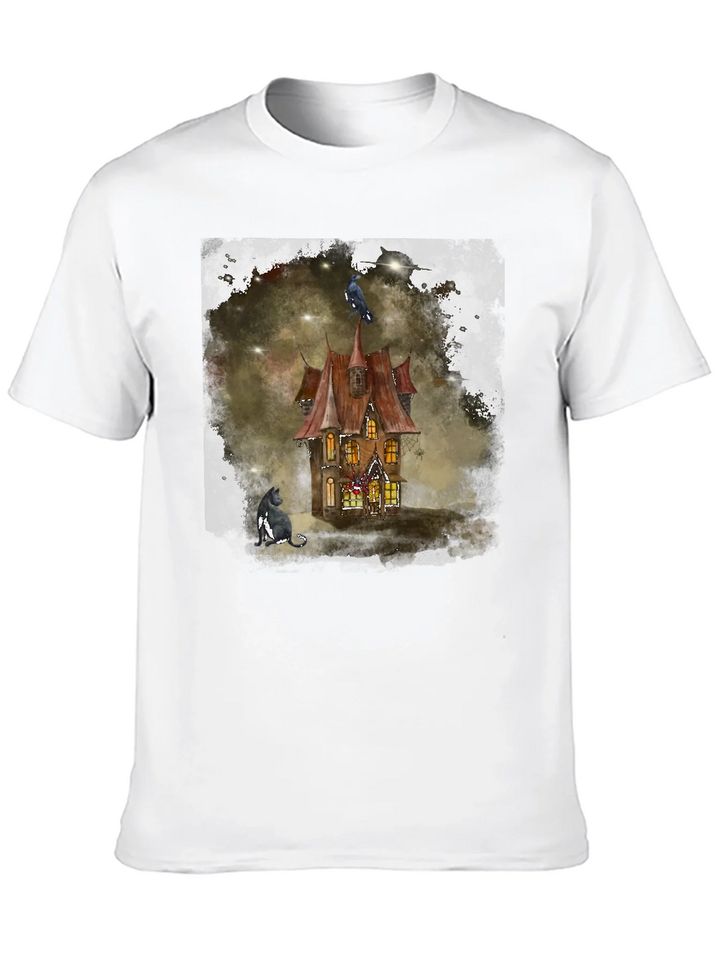 Haunted House Graphic Tee product image 9