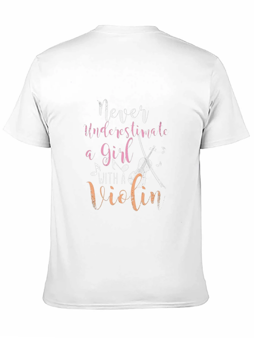 Never Underestimate Girl with a Violin Tee product image 7