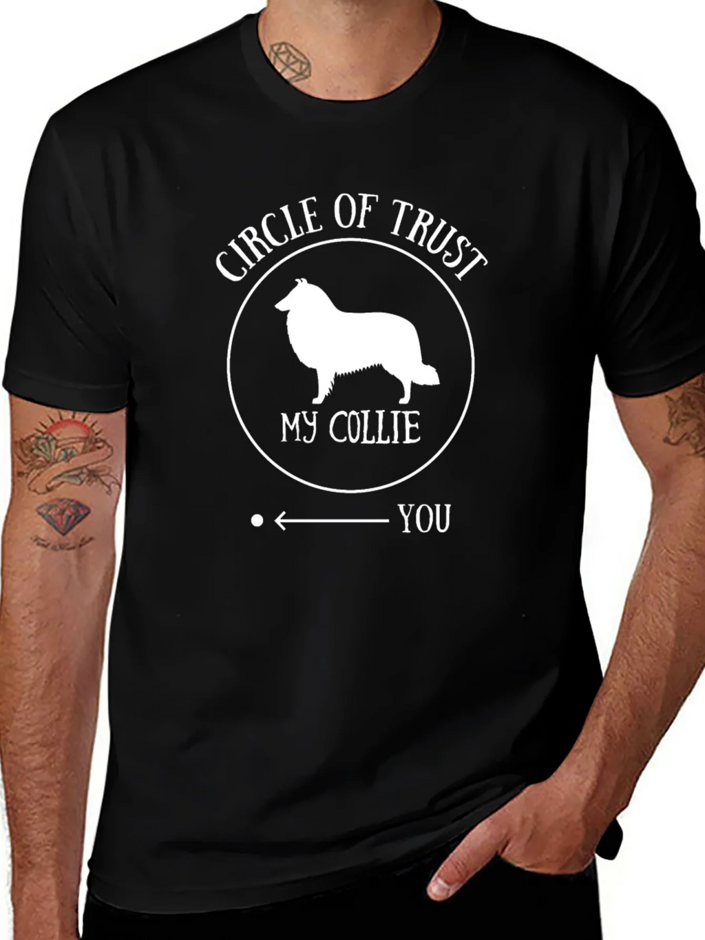 Circle of Trust Collie T-Shirt product image 1