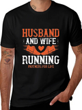 Husband & Wife Running Partners T-Shirt product image 1