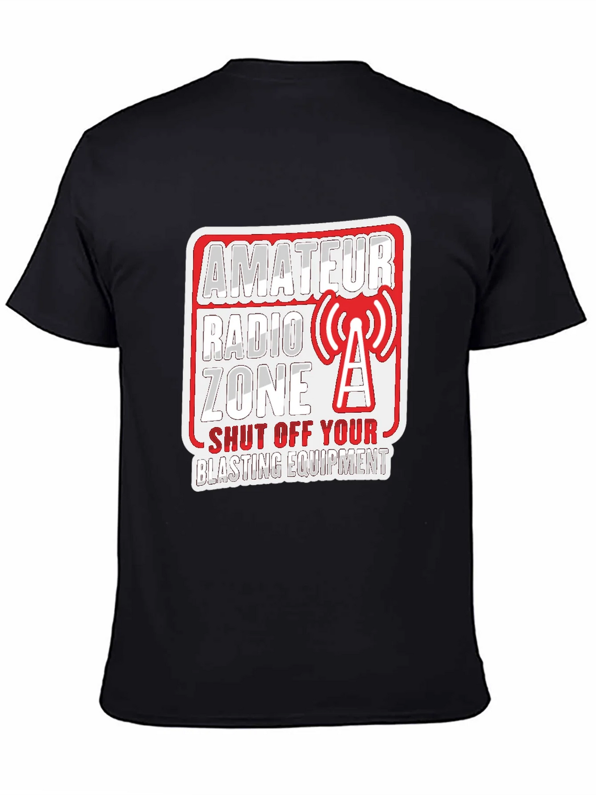 Amateur Radio Zone Novelty T-Shirt product image 4