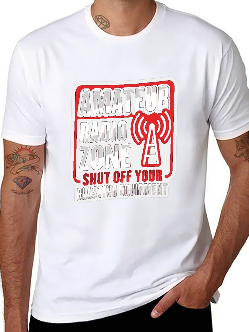 Amateur Radio Zone Novelty T-Shirt product image 7