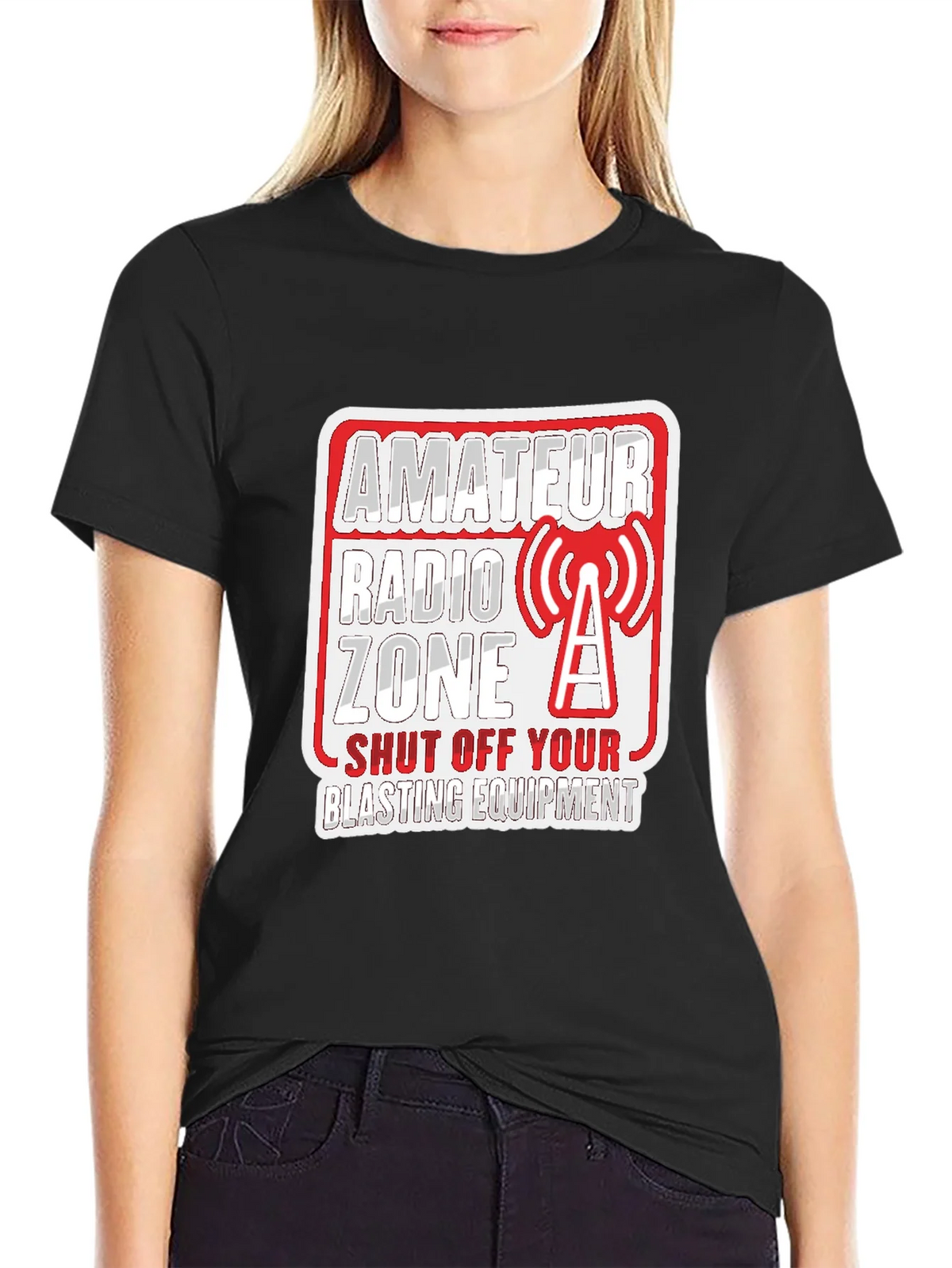 Amateur Radio Zone Novelty T-Shirt product image 2