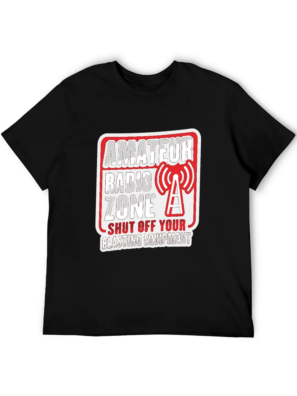 Amateur Radio Zone Novelty T-Shirt product image 5