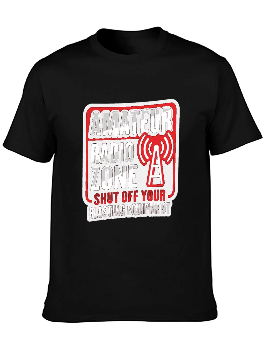 Amateur Radio Zone Novelty T-Shirt product image 3
