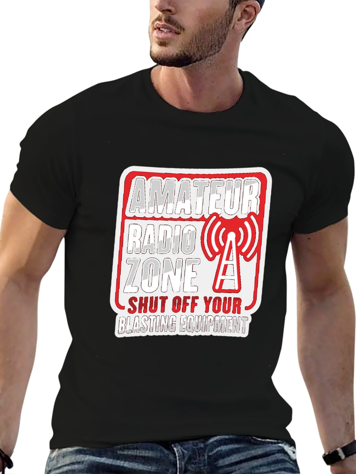 Amateur Radio Zone Novelty T-Shirt product image 6