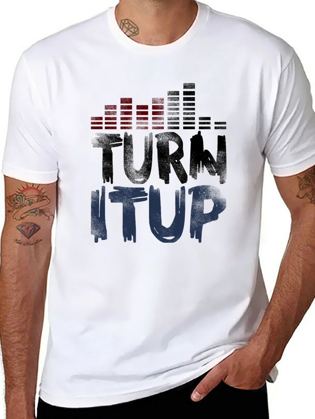 Turn It Up Graphic Tee - Black product image 7