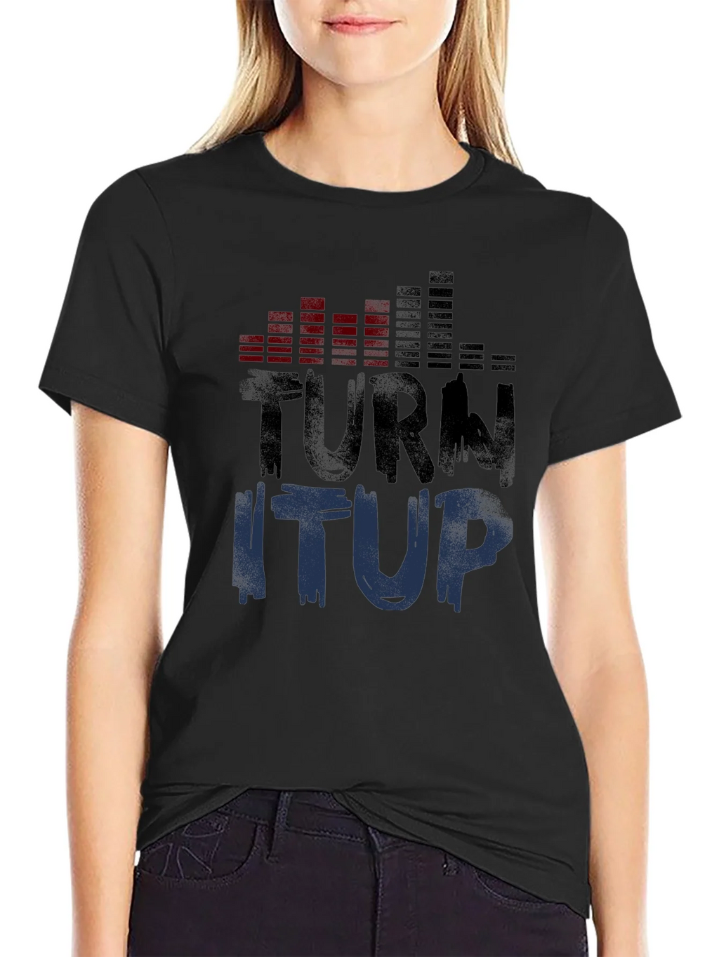Turn It Up Graphic Tee - Black product image 2