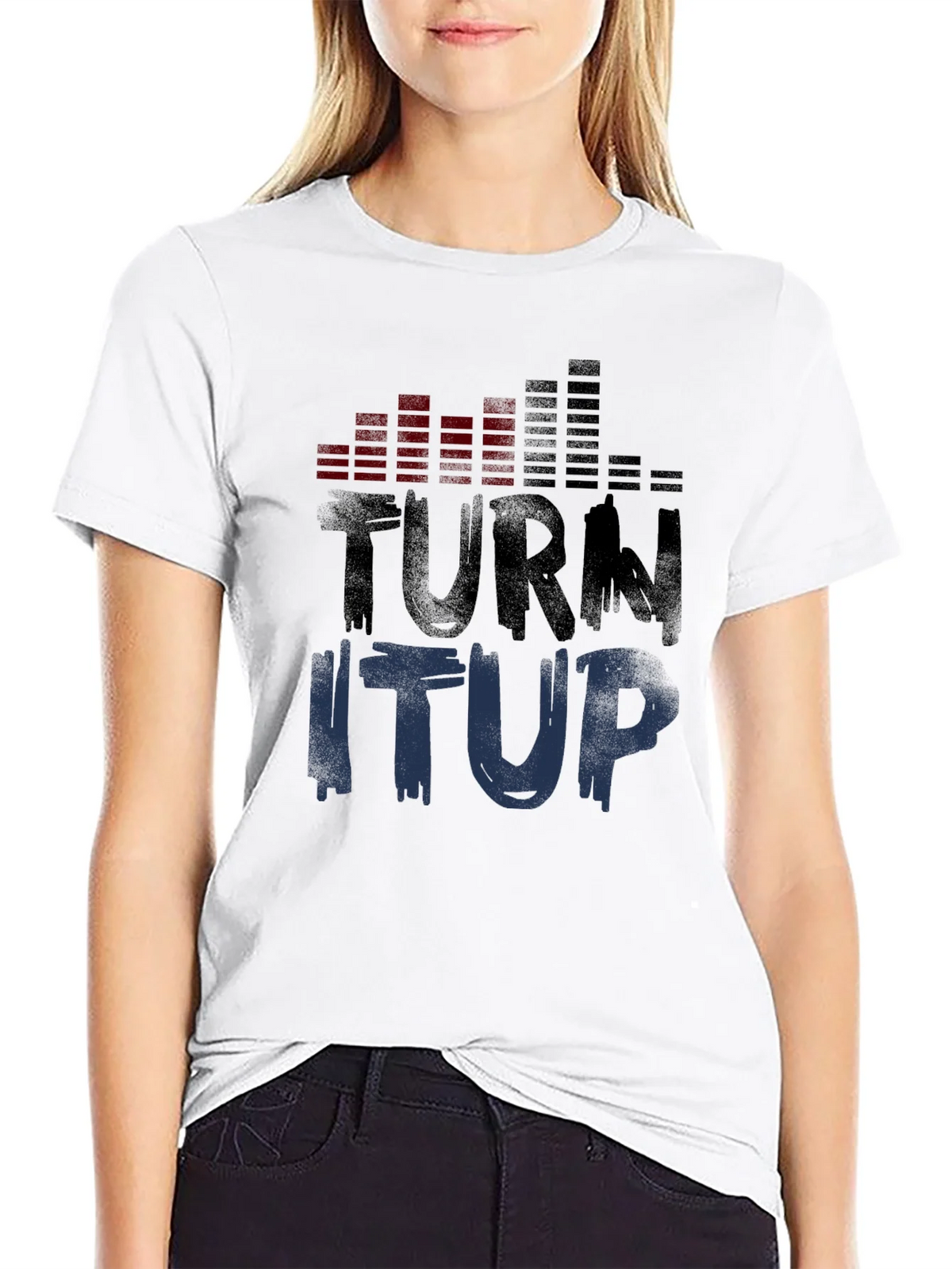 Turn It Up Graphic Tee - Black product image 8