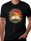 Never Underestimate a Public School Teacher T-Shirt product image 1