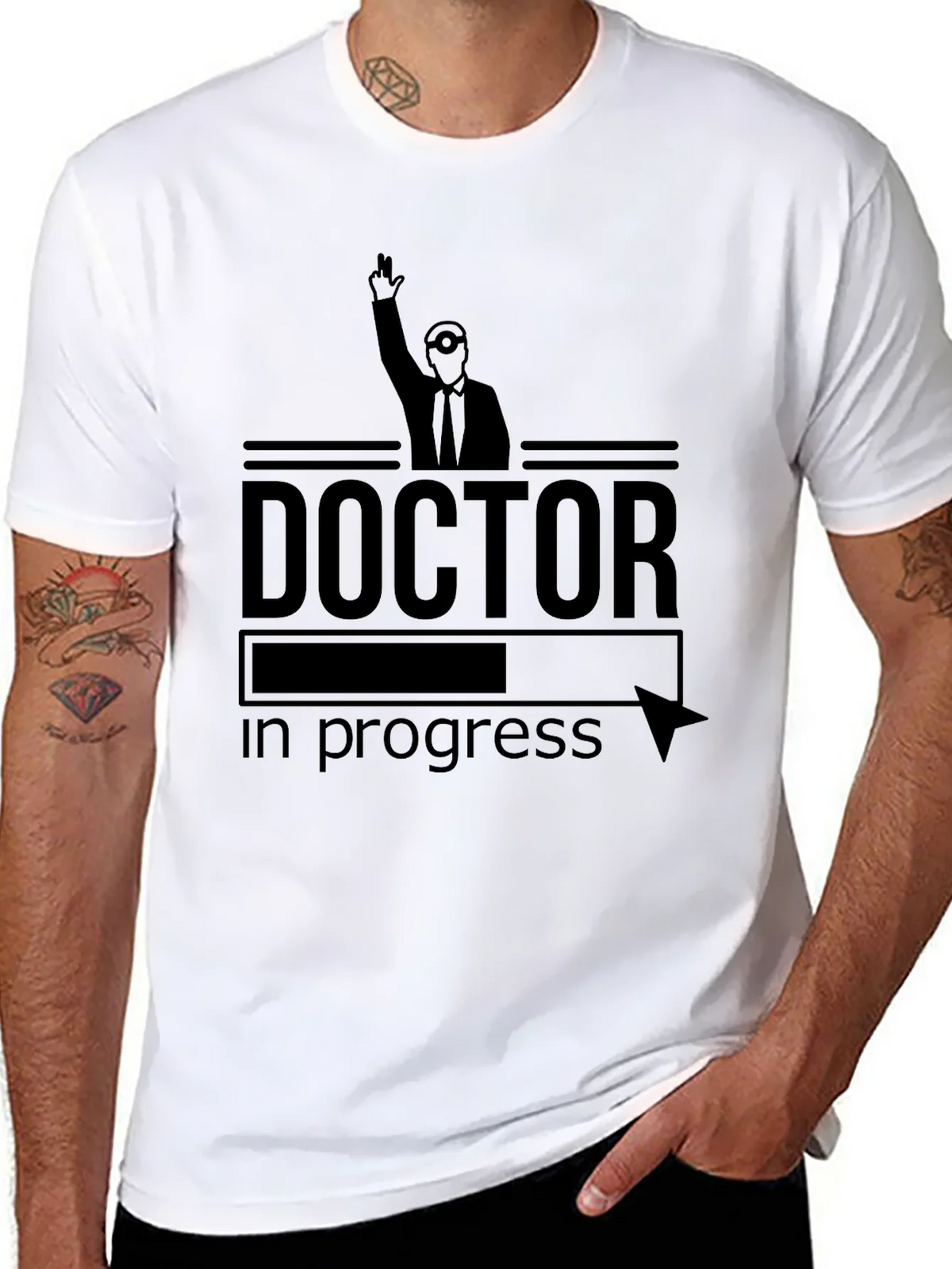 Doctor in Progress T-Shirt - Medical Student Apparel product image 3