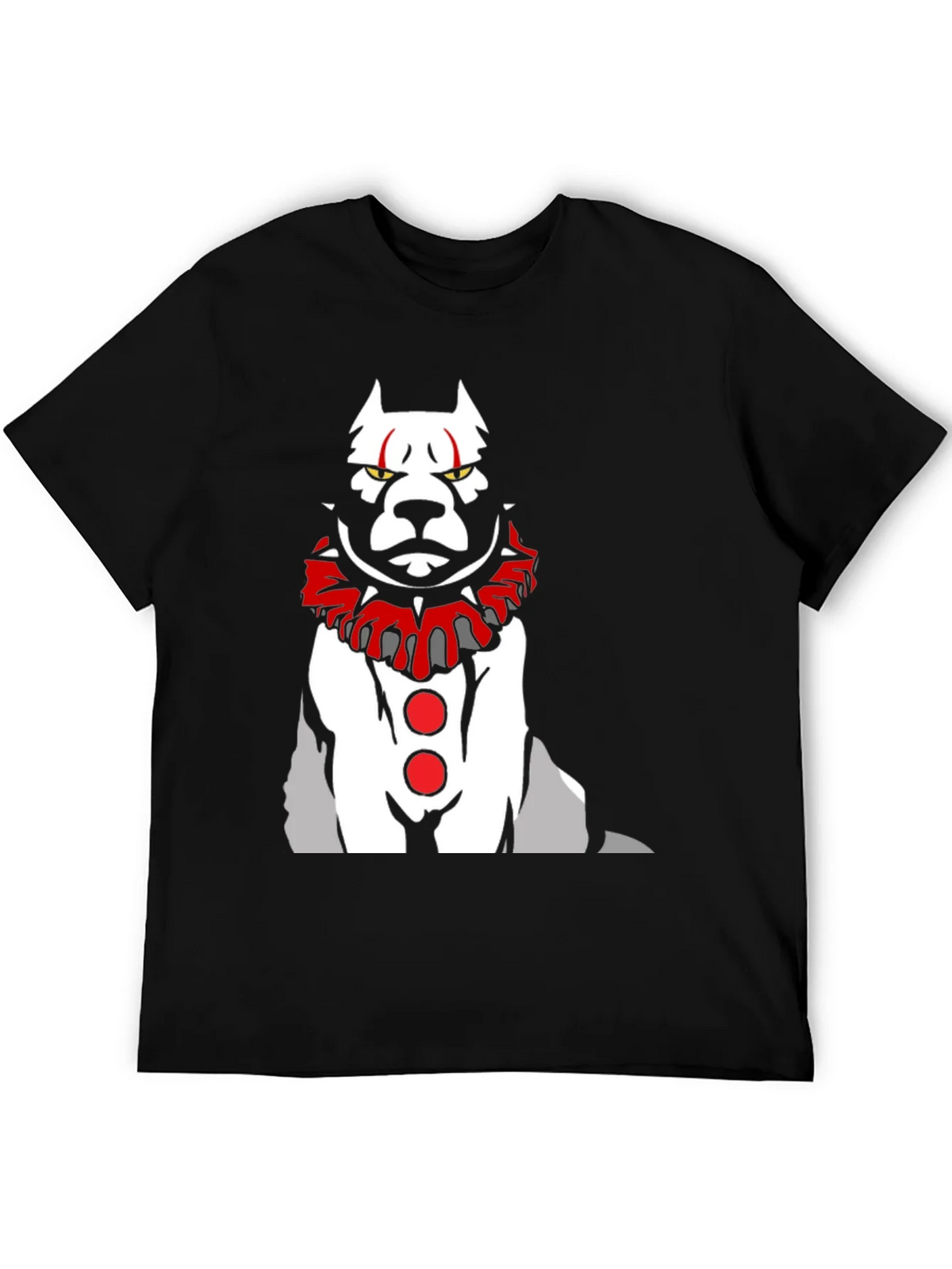 Scary Clown Dog Graphic T-Shirt product image 5