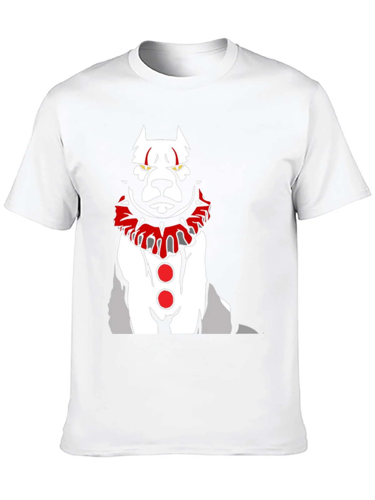 Scary Clown Dog Graphic T-Shirt product image 9