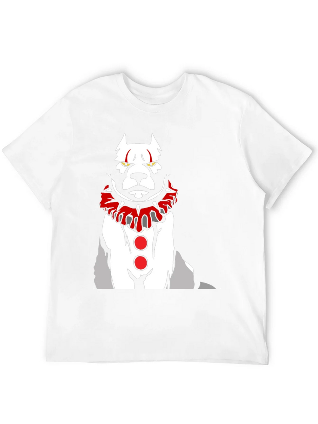Scary Clown Dog Graphic T-Shirt product image 11
