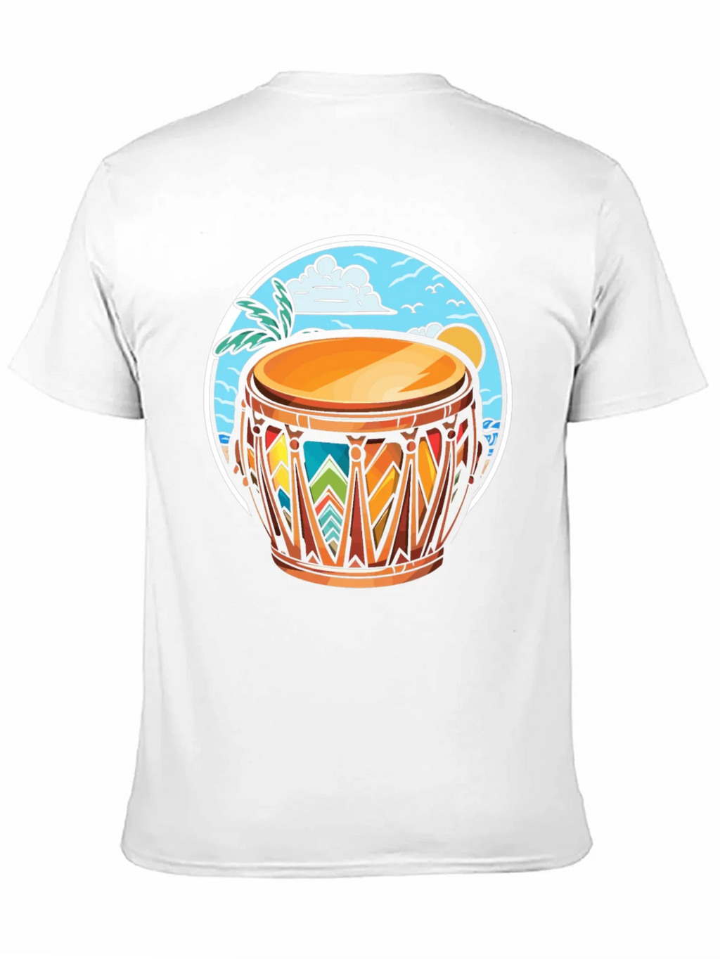 Island Drum Graphic Tee - Beach Vibes product image 2