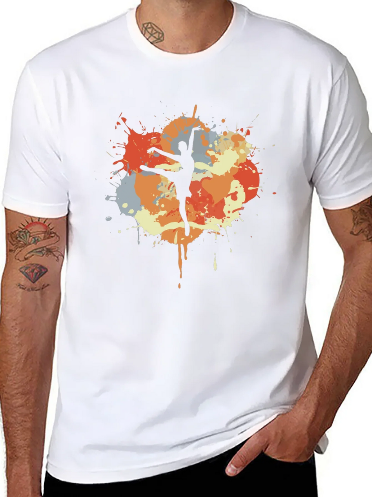 Ballet Dancer T-Shirt - Artistic Splash Design product image 7