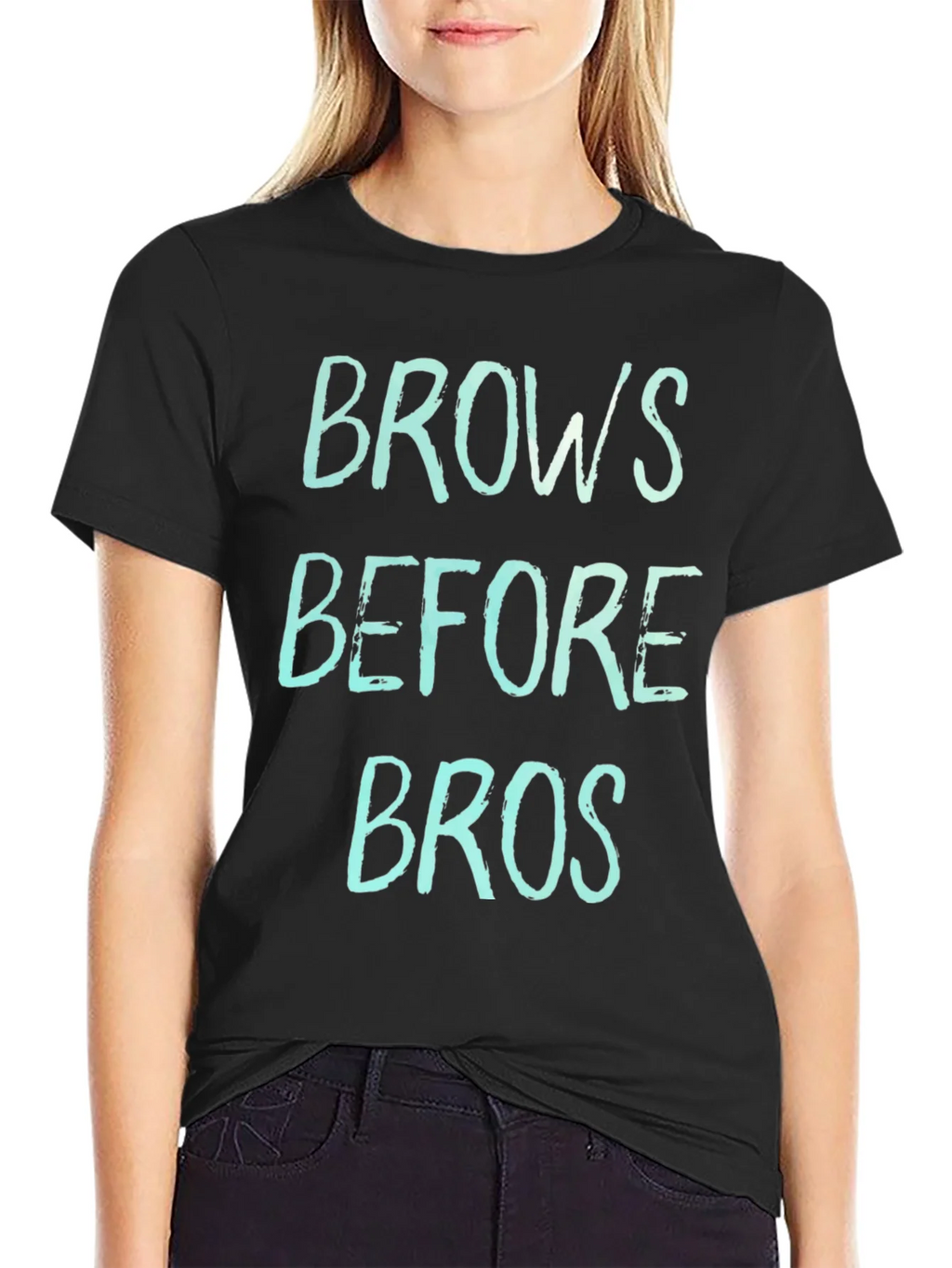 Brows Before Bros Graphic Tee product image 2