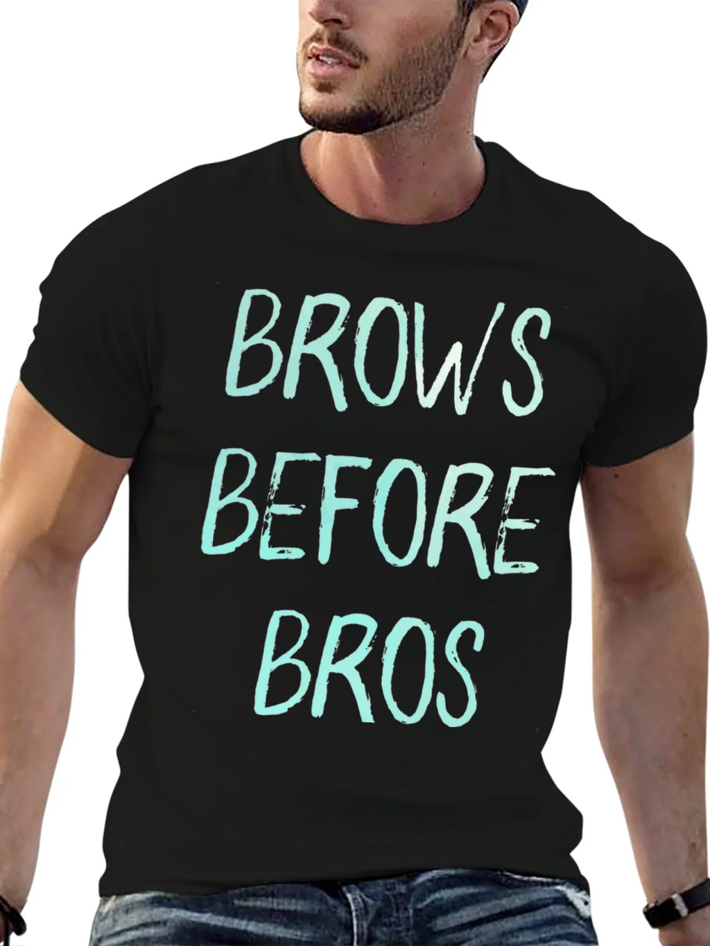 Brows Before Bros Graphic Tee product image 6