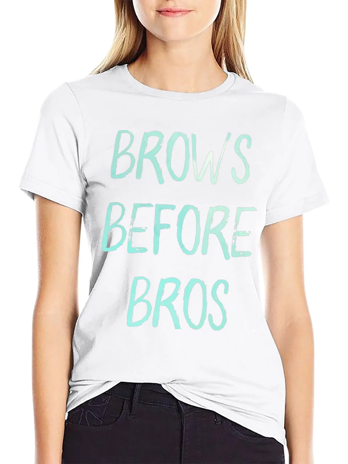 Brows Before Bros Graphic Tee product image 8