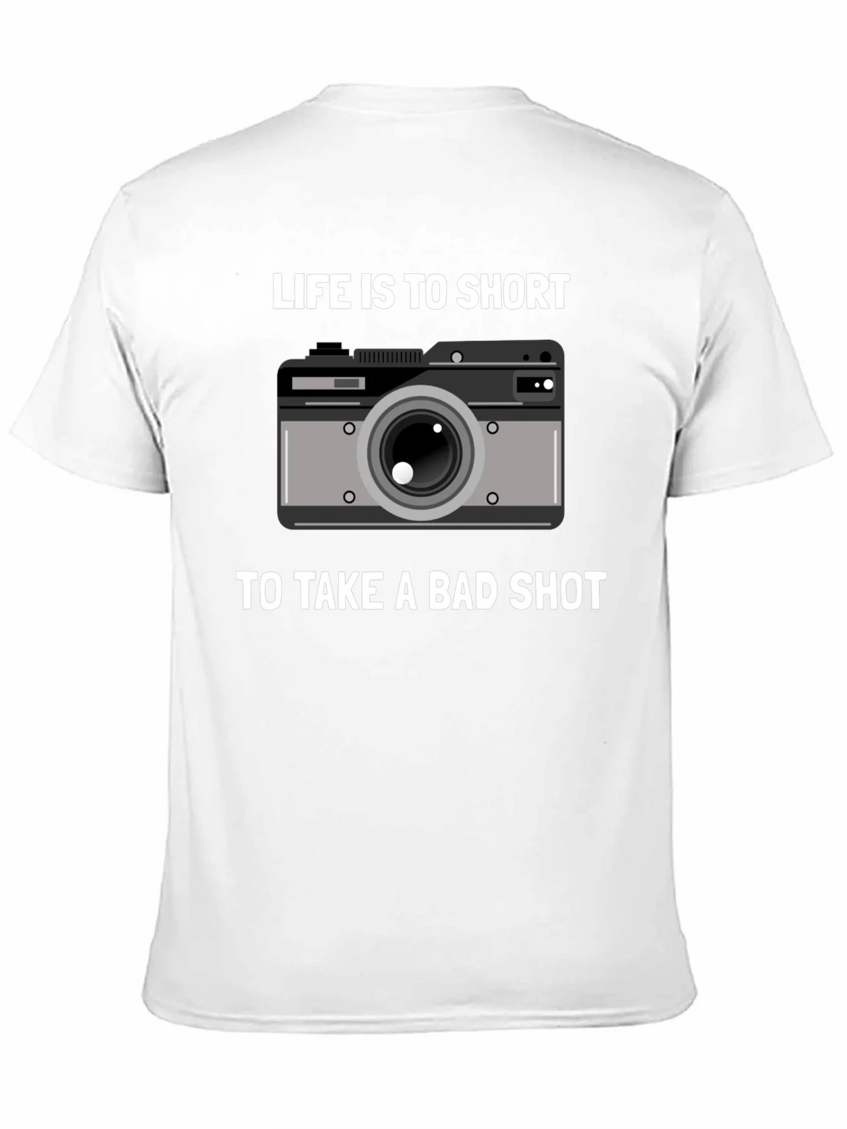 Lifes Too Short Camera T-Shirt - Photography Gift product image 5