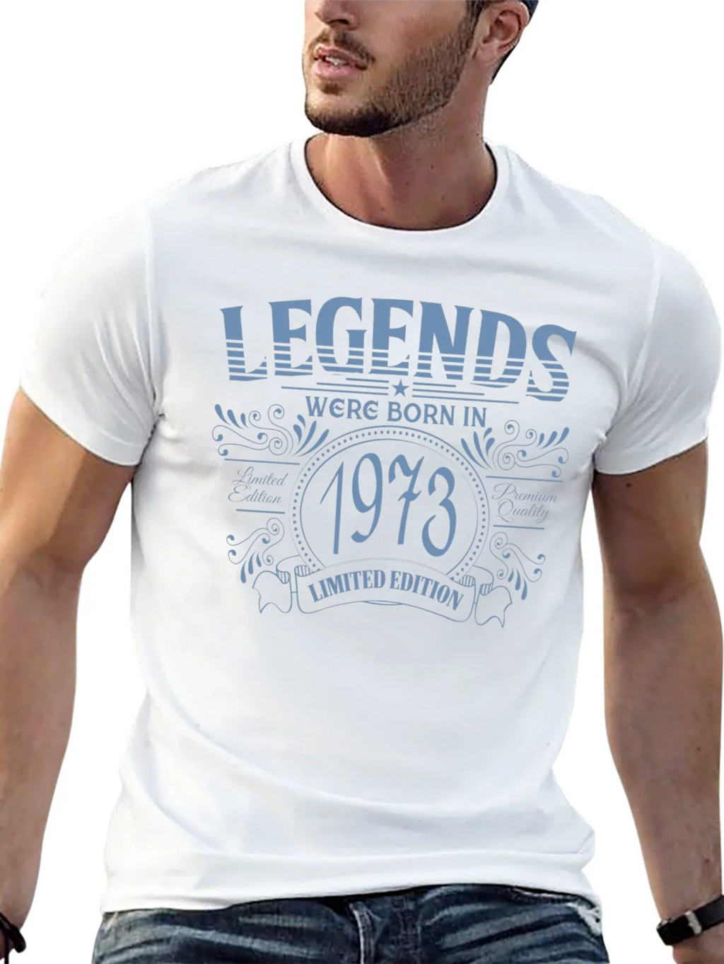 Legends Born in 1973 Limited Edition Black T-Shirt product image 12
