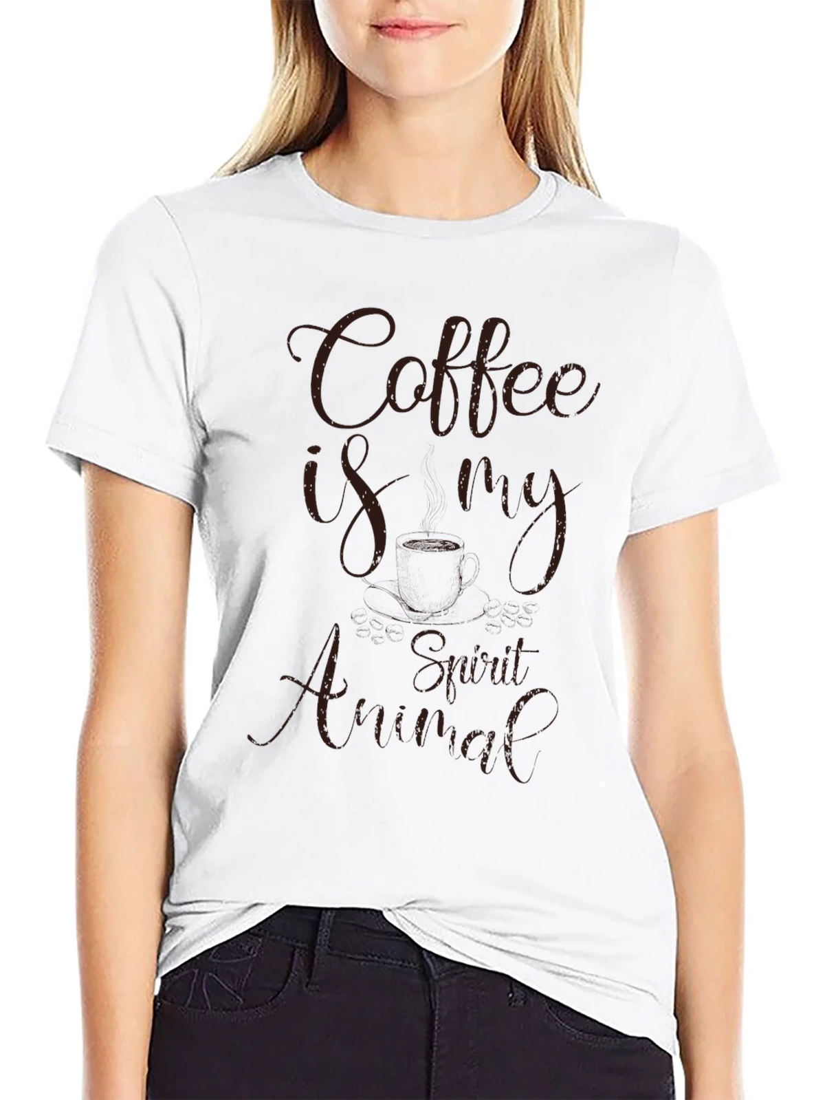 Coffee Is My Spirit Animal Graphic Tee product image 8