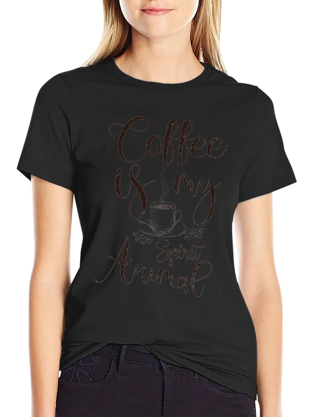 Coffee Is My Spirit Animal Graphic Tee product image 2