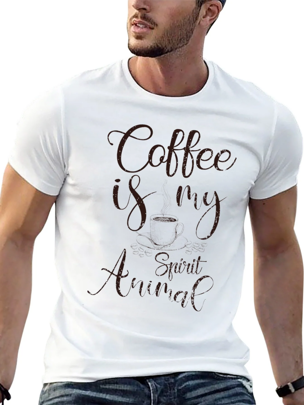 Coffee Is My Spirit Animal Graphic Tee product image 12