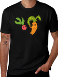 Cartoon Veggie T-Shirt: Radish & Carrot Friends product image 1