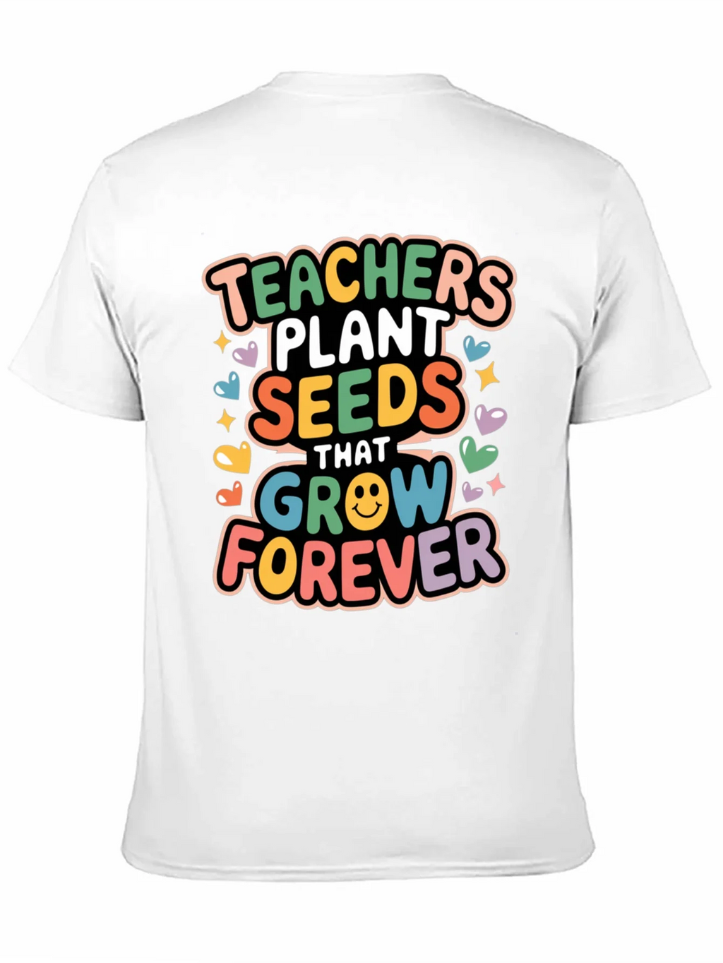 Teachers Plant Seeds T-Shirt - Black Cotton Blend product image 10