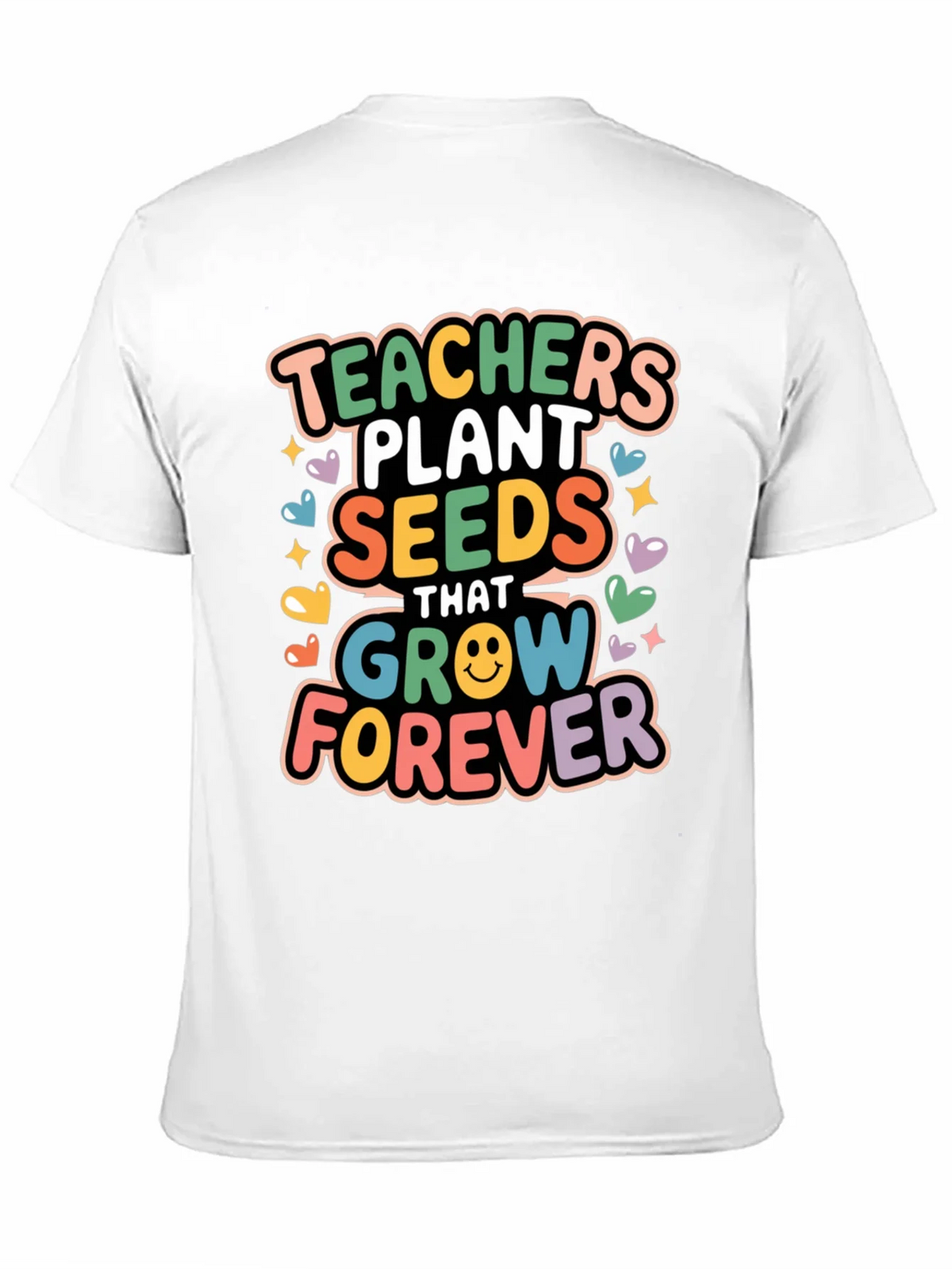Teachers Plant Seeds T-Shirt - Black Cotton Blend product image 10
