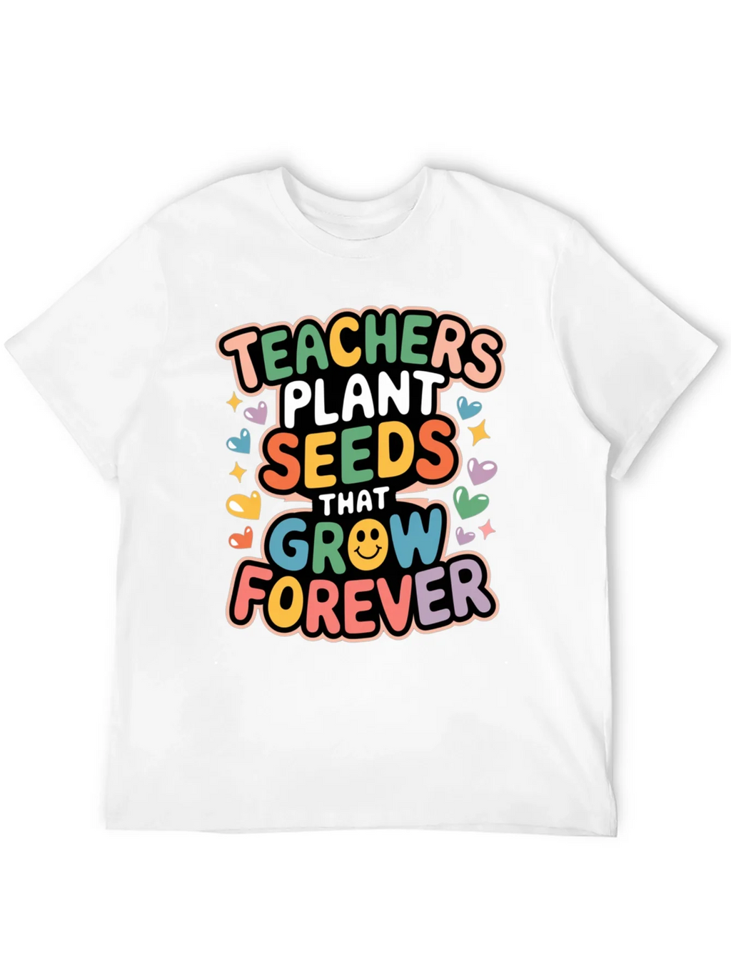 Teachers Plant Seeds T-Shirt - Black Cotton Blend product image 11