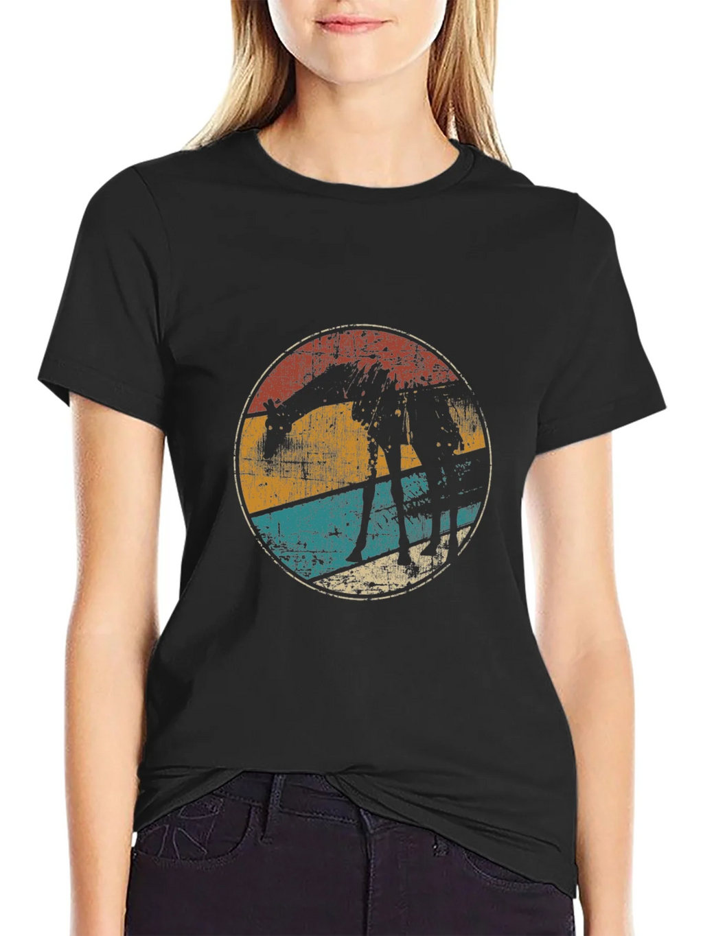 Retro Horse T-Shirt - Vintage Equestrian Tee product image 1