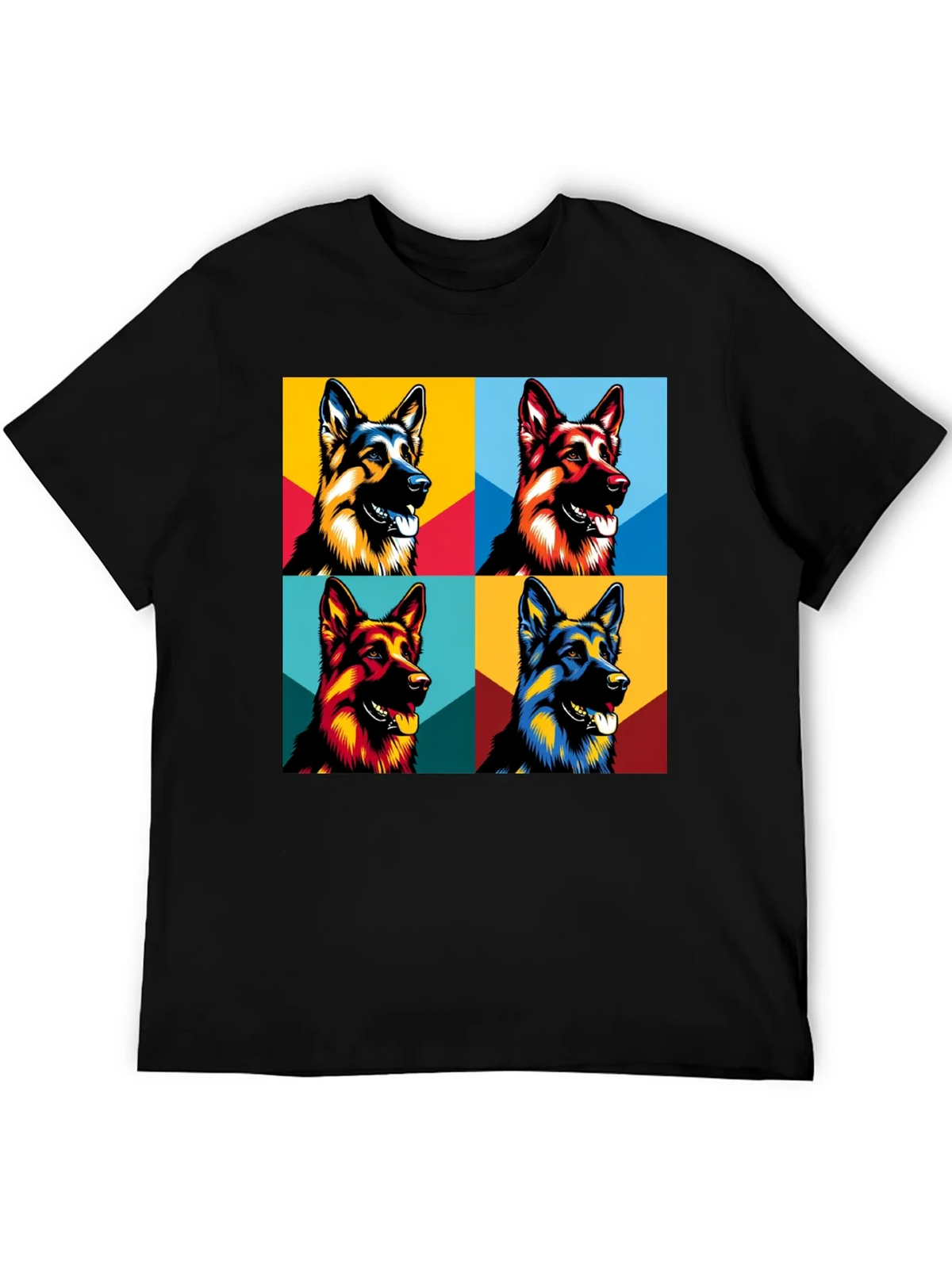 Pop Art German Shepherd T-Shirt - Unique Dog Lover Tee product image 5