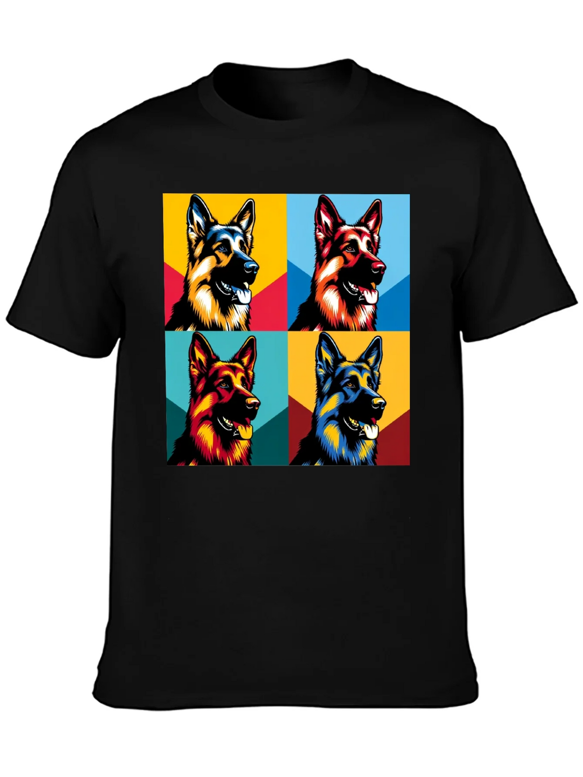 Pop Art German Shepherd T-Shirt - Unique Dog Lover Tee product image 3