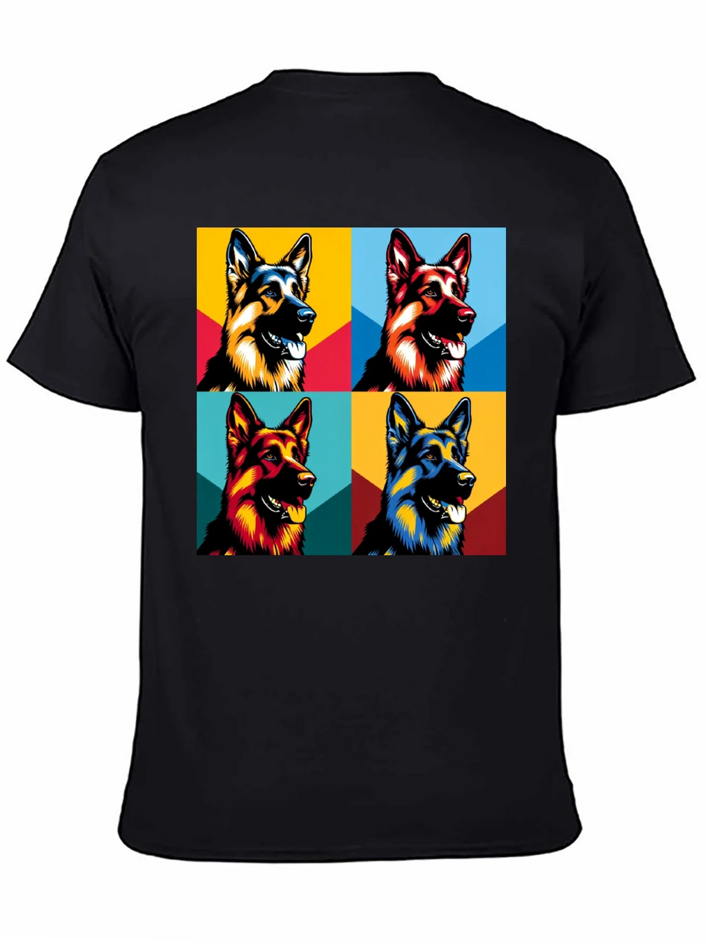 Pop Art German Shepherd T-Shirt - Unique Dog Lover Tee product image 4