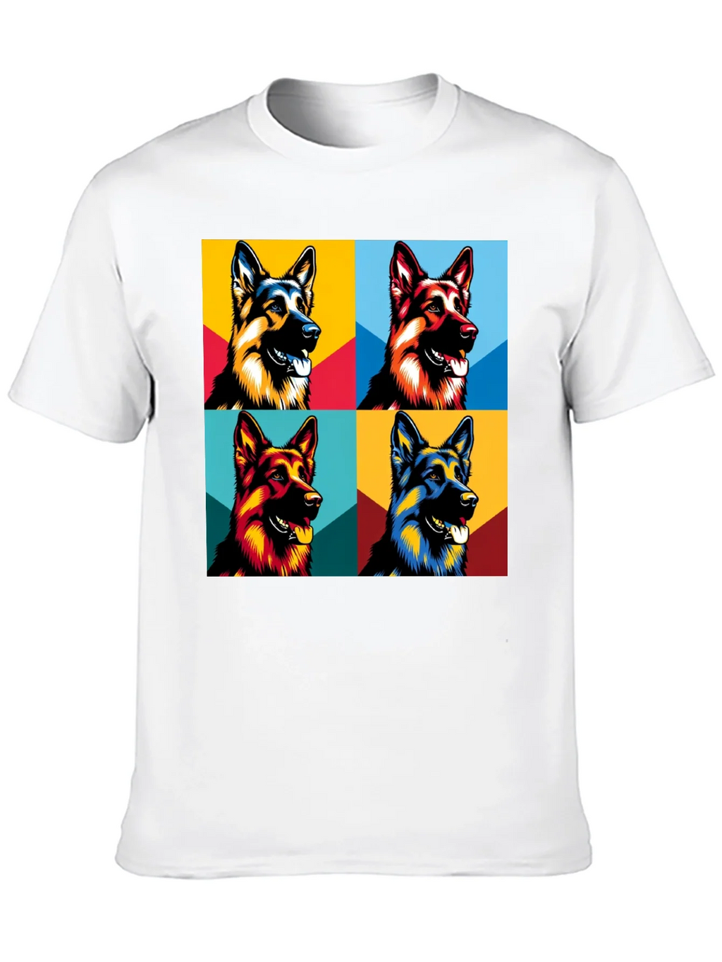 Pop Art German Shepherd T-Shirt - Unique Dog Lover Tee product image 9