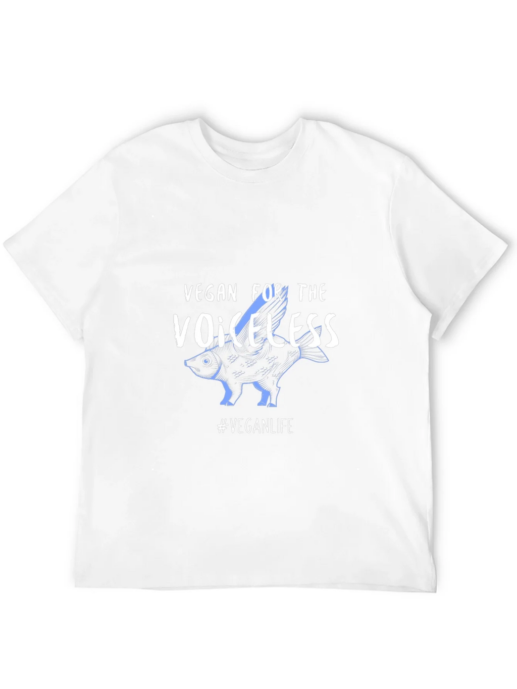 Vegan For The Voiceless Black T-Shirt product image 11