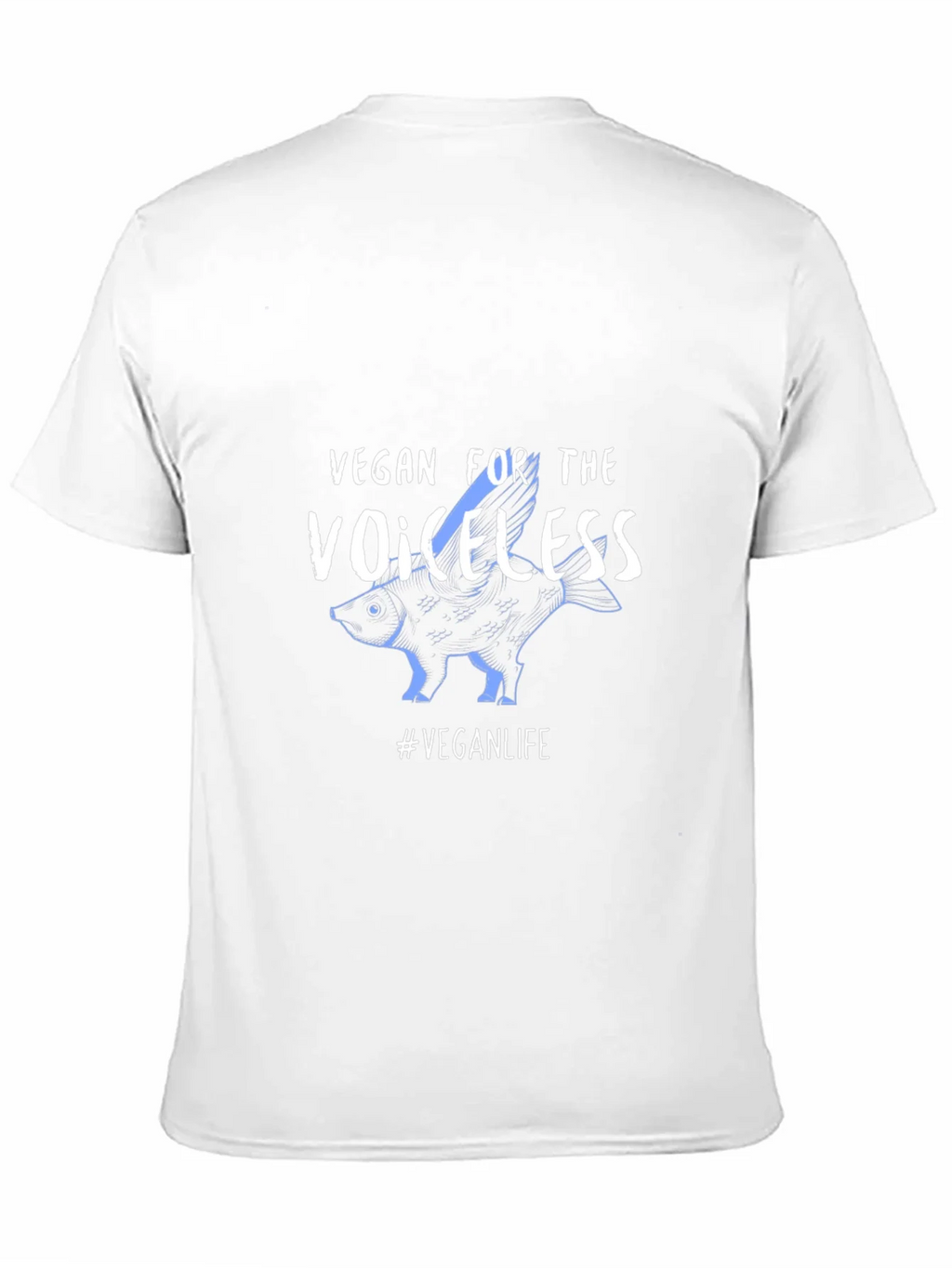 Vegan For The Voiceless Black T-Shirt product image 10