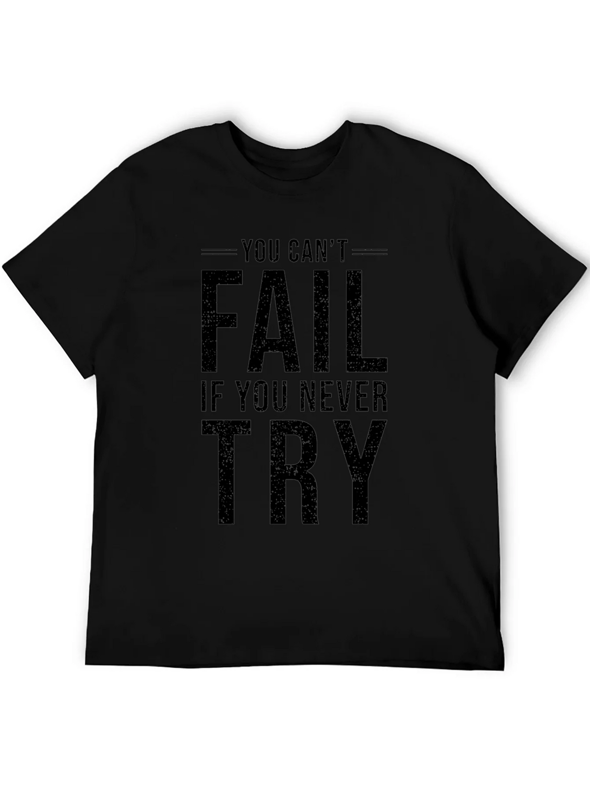 Inspirational You Cant Fail Graphic Tee product image 5