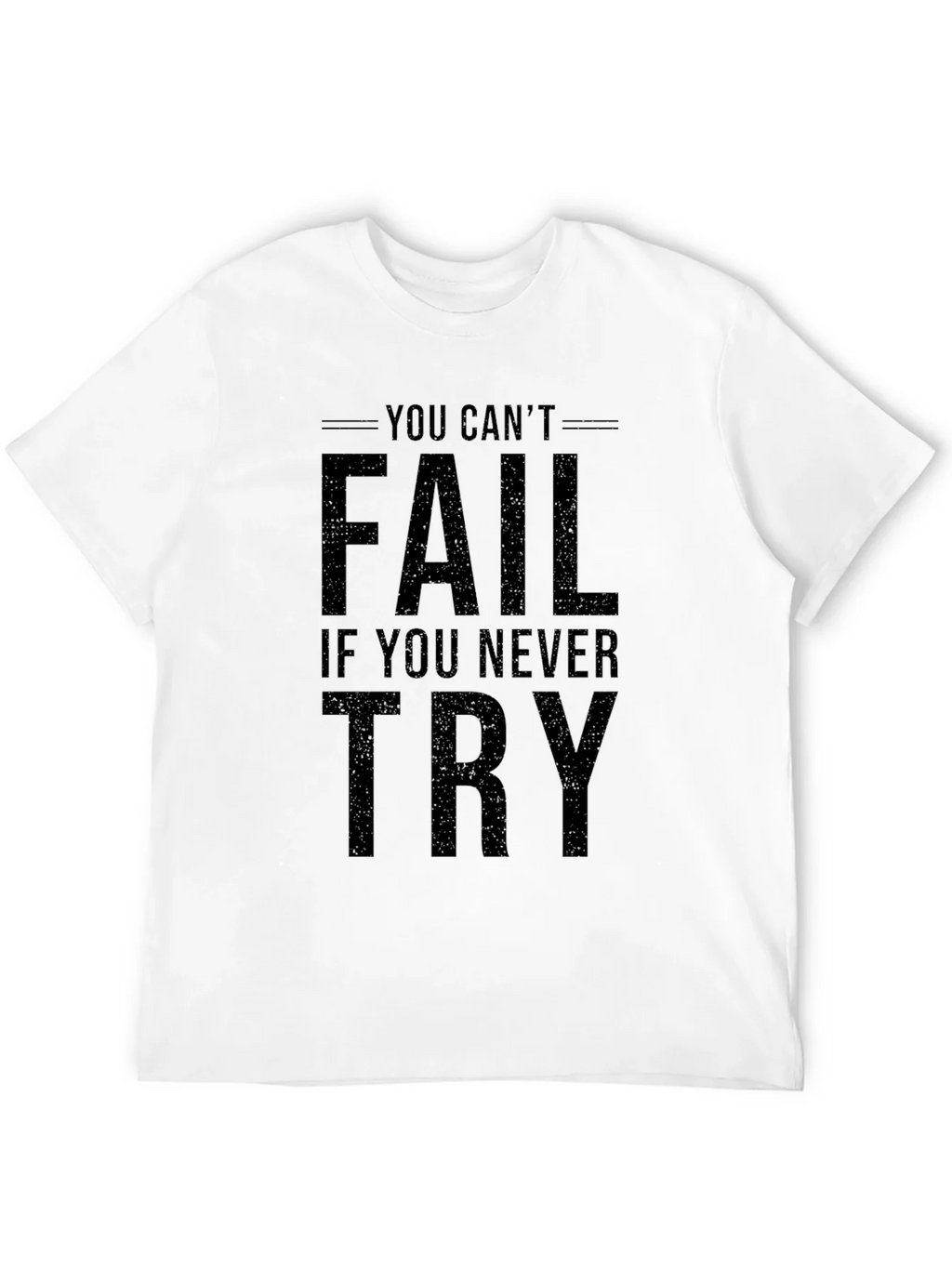 Inspirational You Cant Fail Graphic Tee product image 11