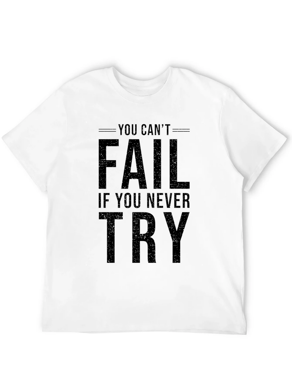 Inspirational You Cant Fail Graphic Tee product image 11